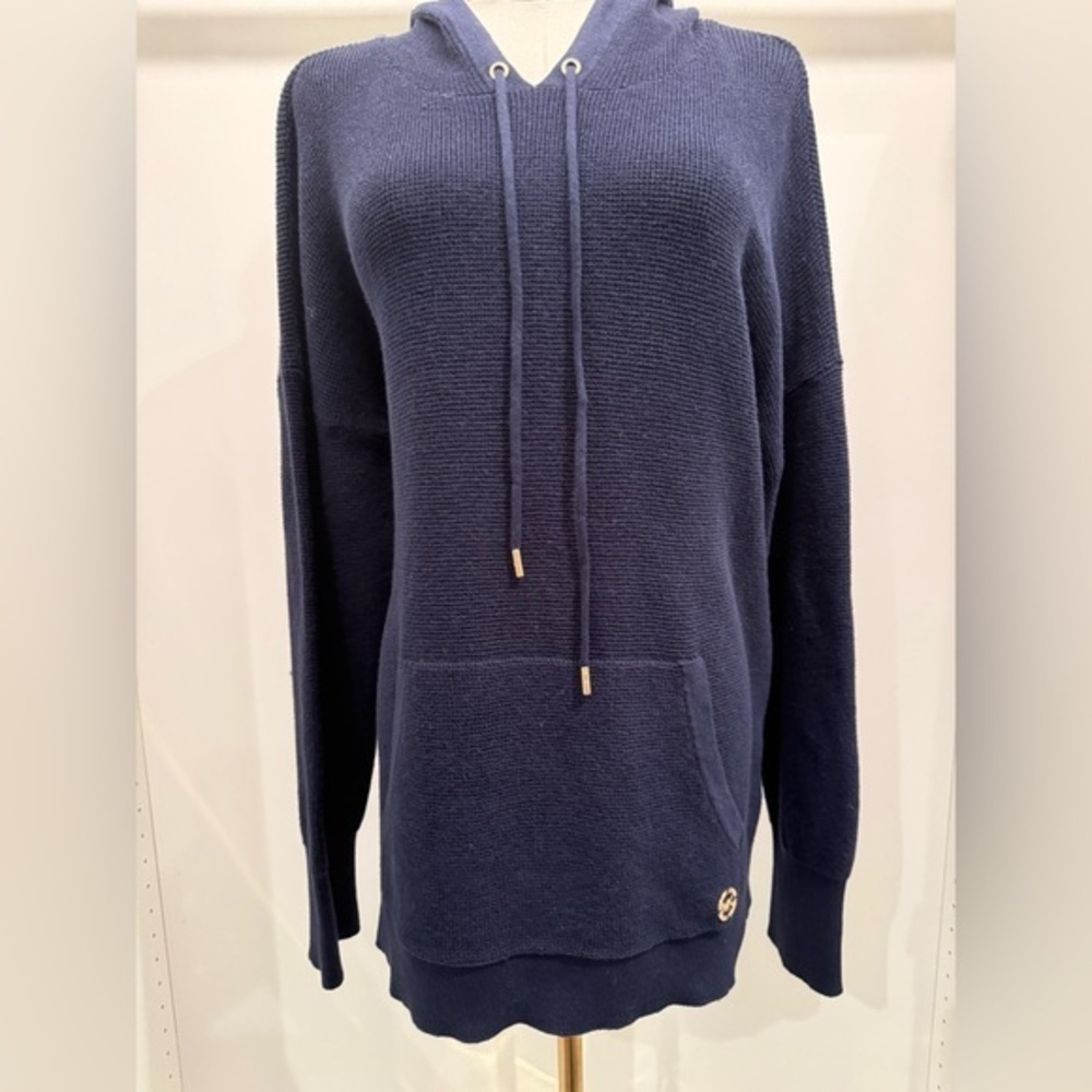 Michael Kors Black Knit hoodie  Sweater
